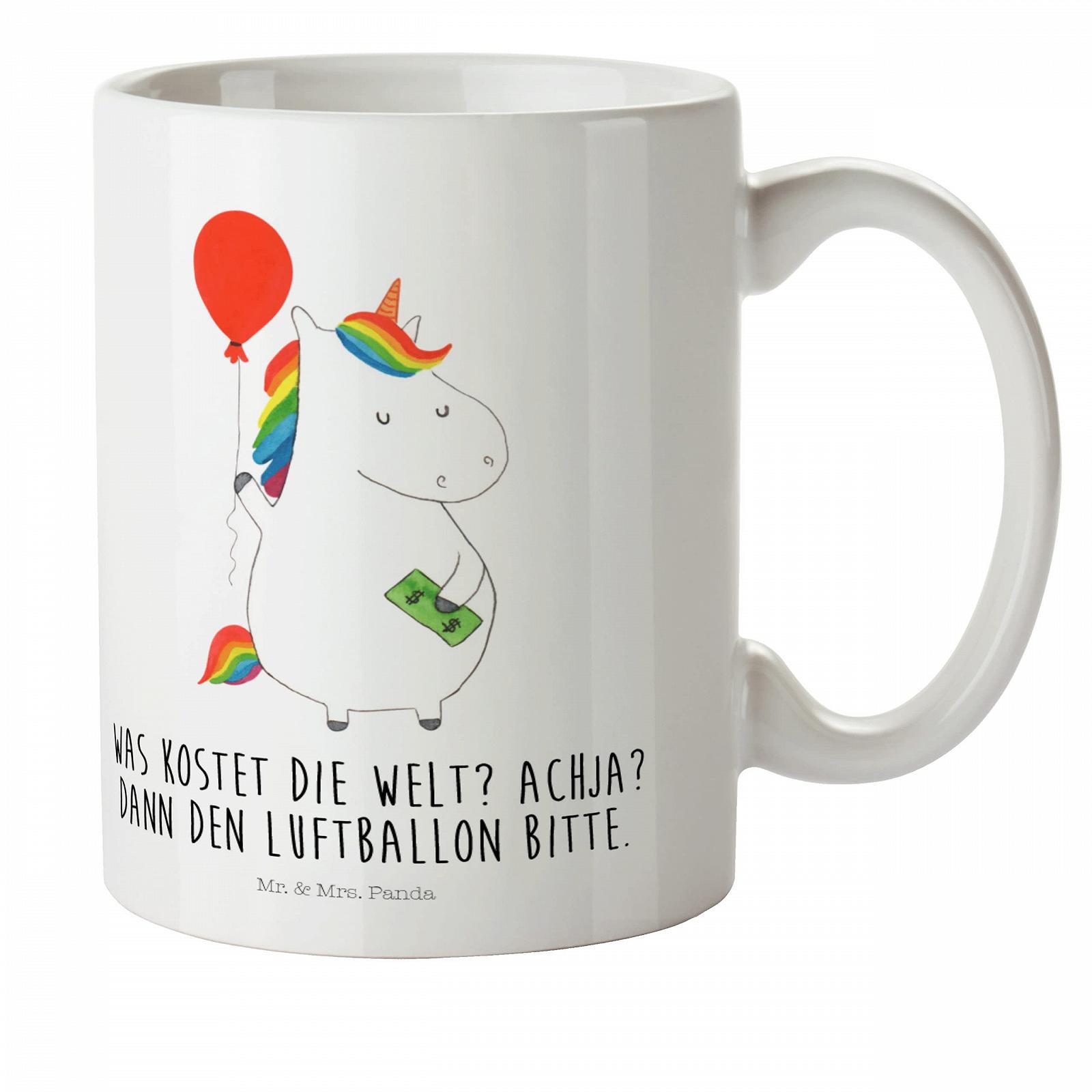 Детская чашка Unicorn Balloon Mr. & Mrs. Panda Пластик 300 мл, фото №1