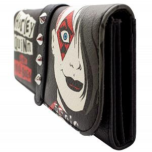 Кошелек Трифолд Harley and the Punk Rock Skull Bags Quinn Карман для монет и держатель для карт Черный, черный, размер - штука, повседневный - Фото 1