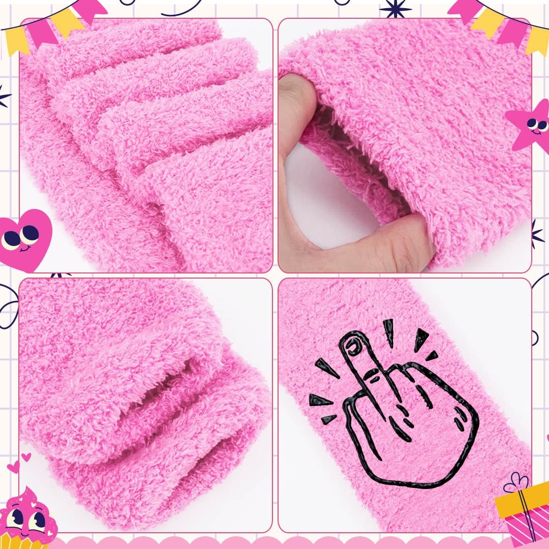 Носки в подарок женщине на 30-40 лет, нескользящие, мягкие носки, забавные подарки для женщин, подарок на день рождения девушке, дочери, маме, фото №4