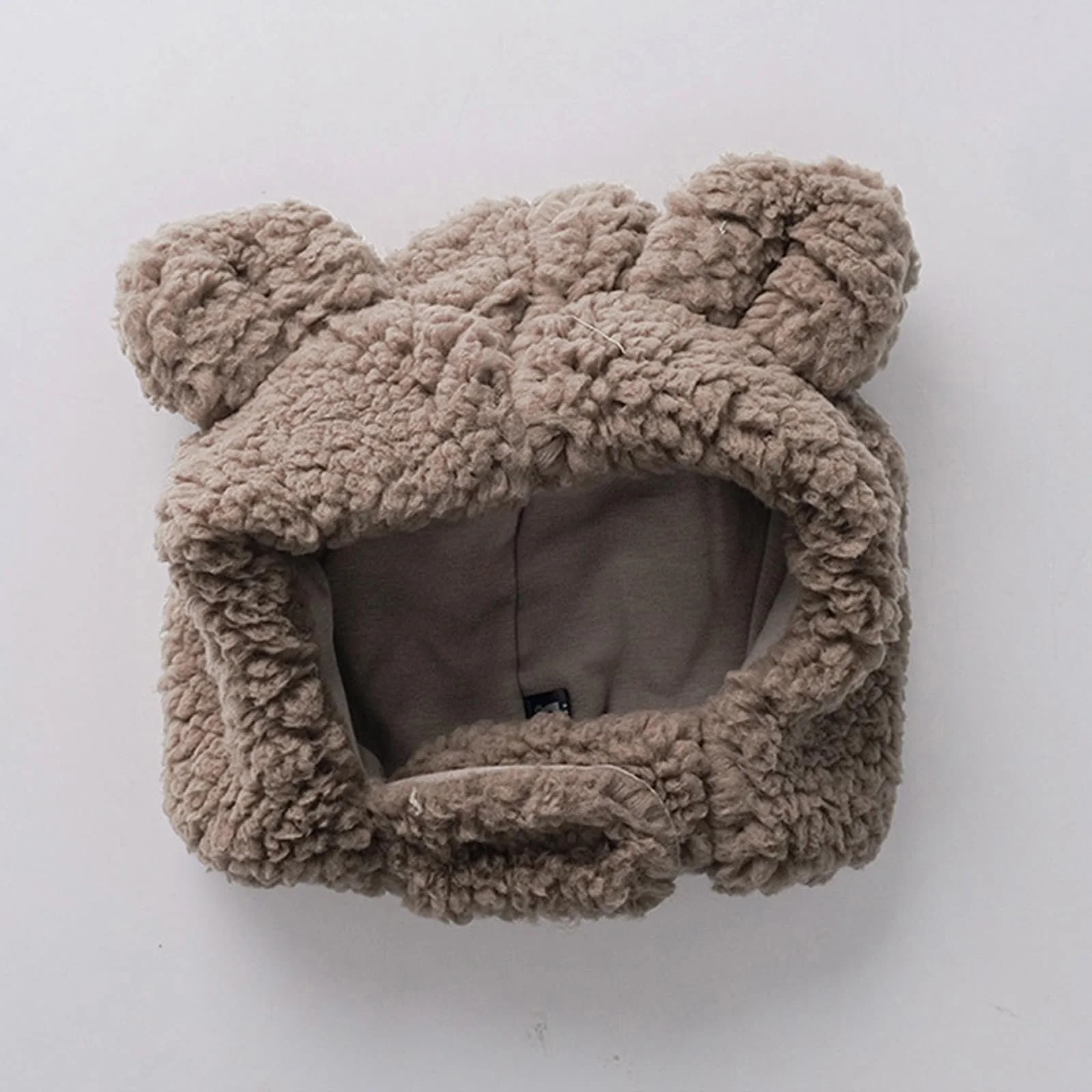 Зимняя шапка для малышей Generisch - Шапка-шарф для девочек и мальчиков, теплая шапка для новорожденных, осенне-зимняя шапка, шапка-бини для мальчиков и девочек 0-3 лет, фото №2