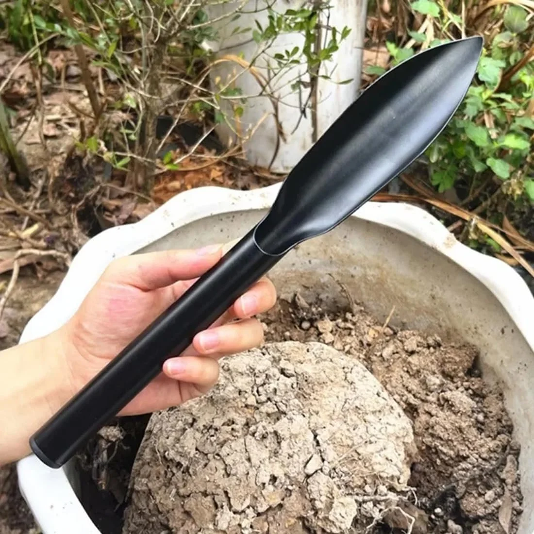 Лопатка садовая SGERUFZ для пересадки, пропалки, перемещения, разглаживания, копания и посадки., фото №4
