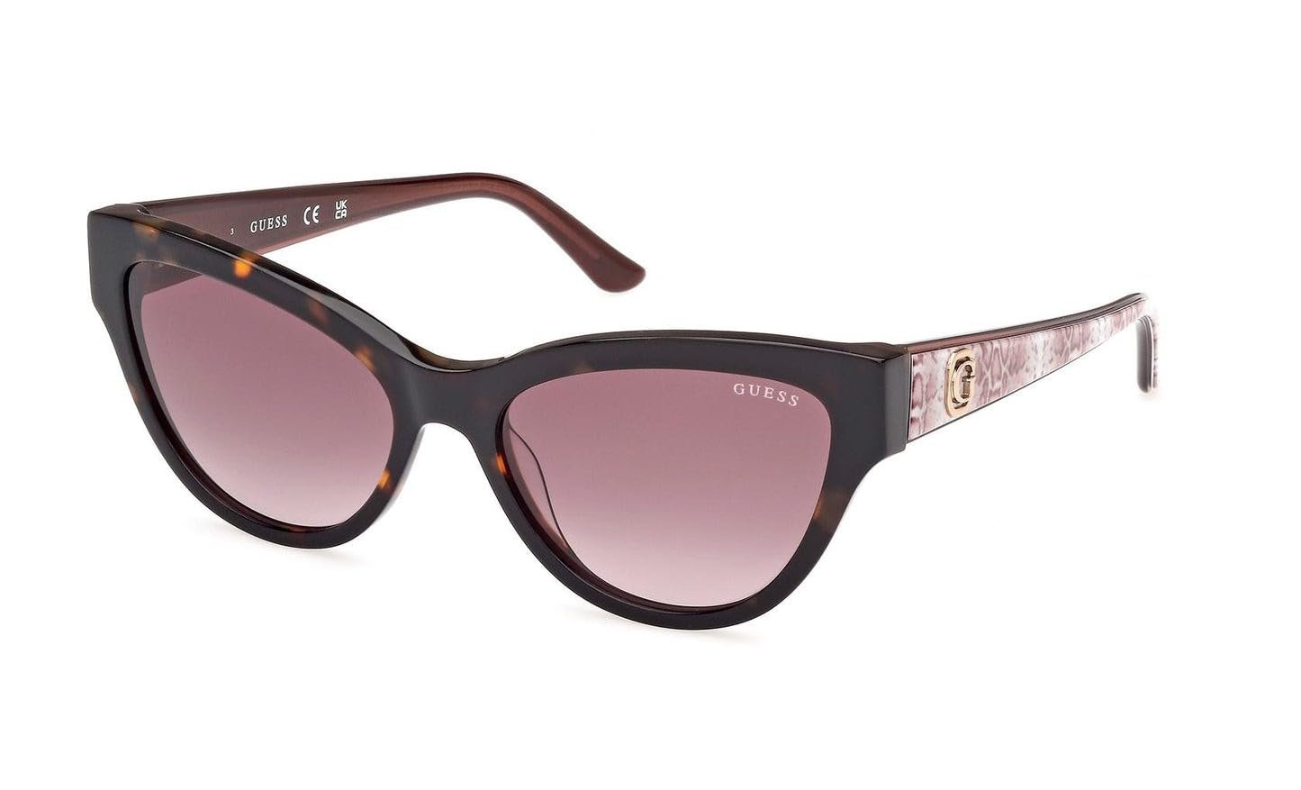 Сонцезахисні окуляри GUESS Жіночі GU0011252F56 UV Protected Injected Dark Havana, фото №3 Сонцезахисні окуляри GUESS Жіночі GU0011252F56 UV Protected Injected Dark Havana, фото №3
