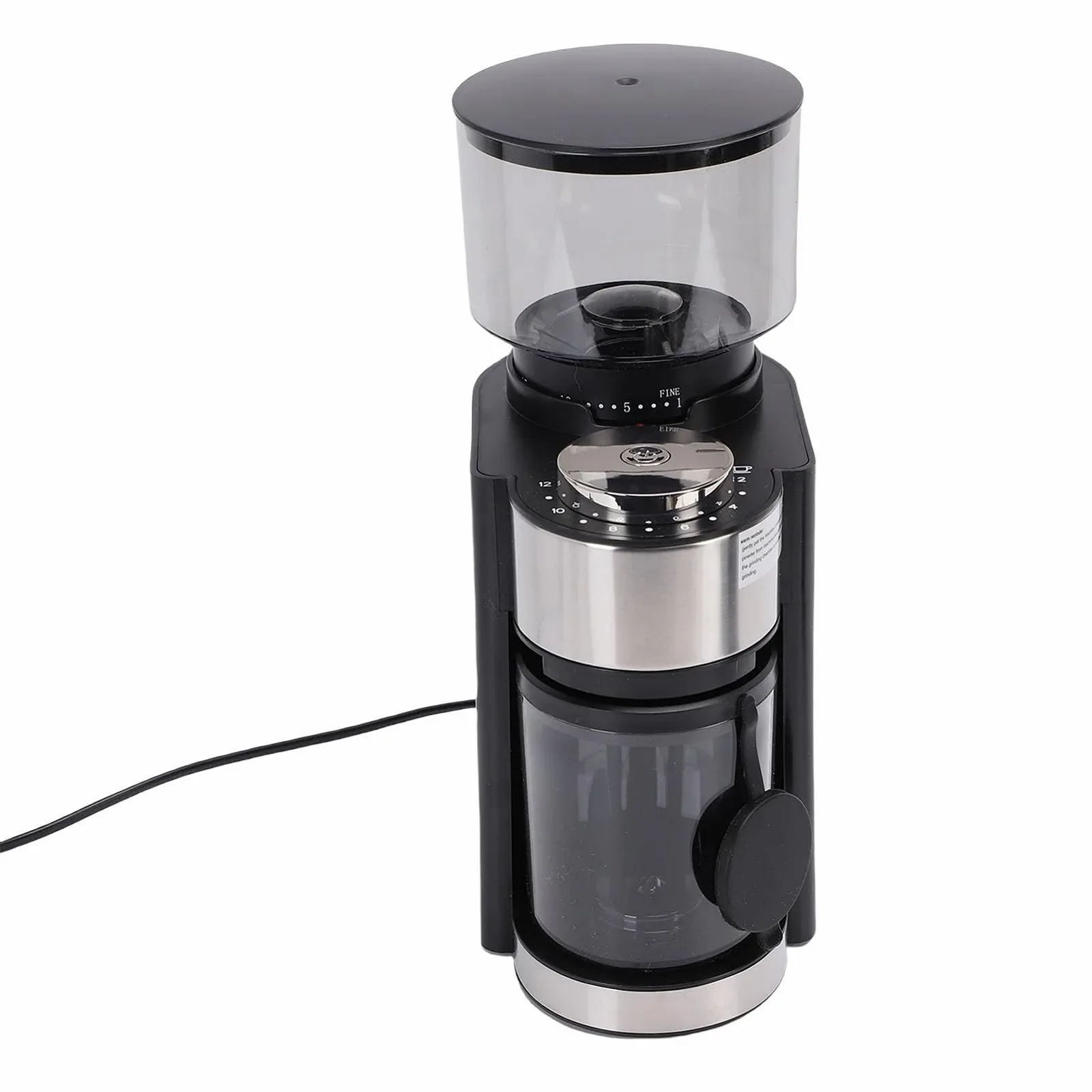 Кофемолка электрическая HEEPDD Регулируемая коническая 250 г, фото №2