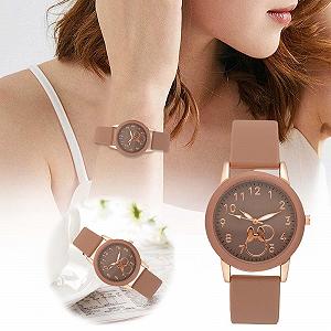 Унисекс Кварцевые Часы Generisch Аналоговые С Кроликом synthetic.ua - Фото 1