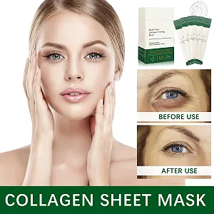 Маска для лица Корейская Collagen Firming 60 шт synthetic.ua - Фото 1