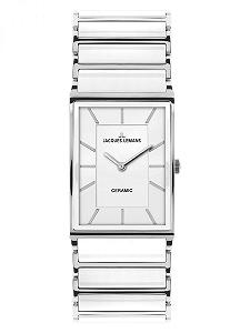 Женские керамические часы Jacques Lemans York 1-1651E-SET56 (Набор: часы, ожерелье, серьги-гвоздики и кольцо) - Фото 1