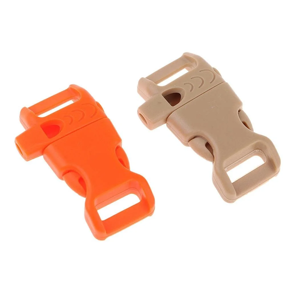 Пряжка зі свистком Fenteer для браслетів з паракорду 10 шт., фото №7