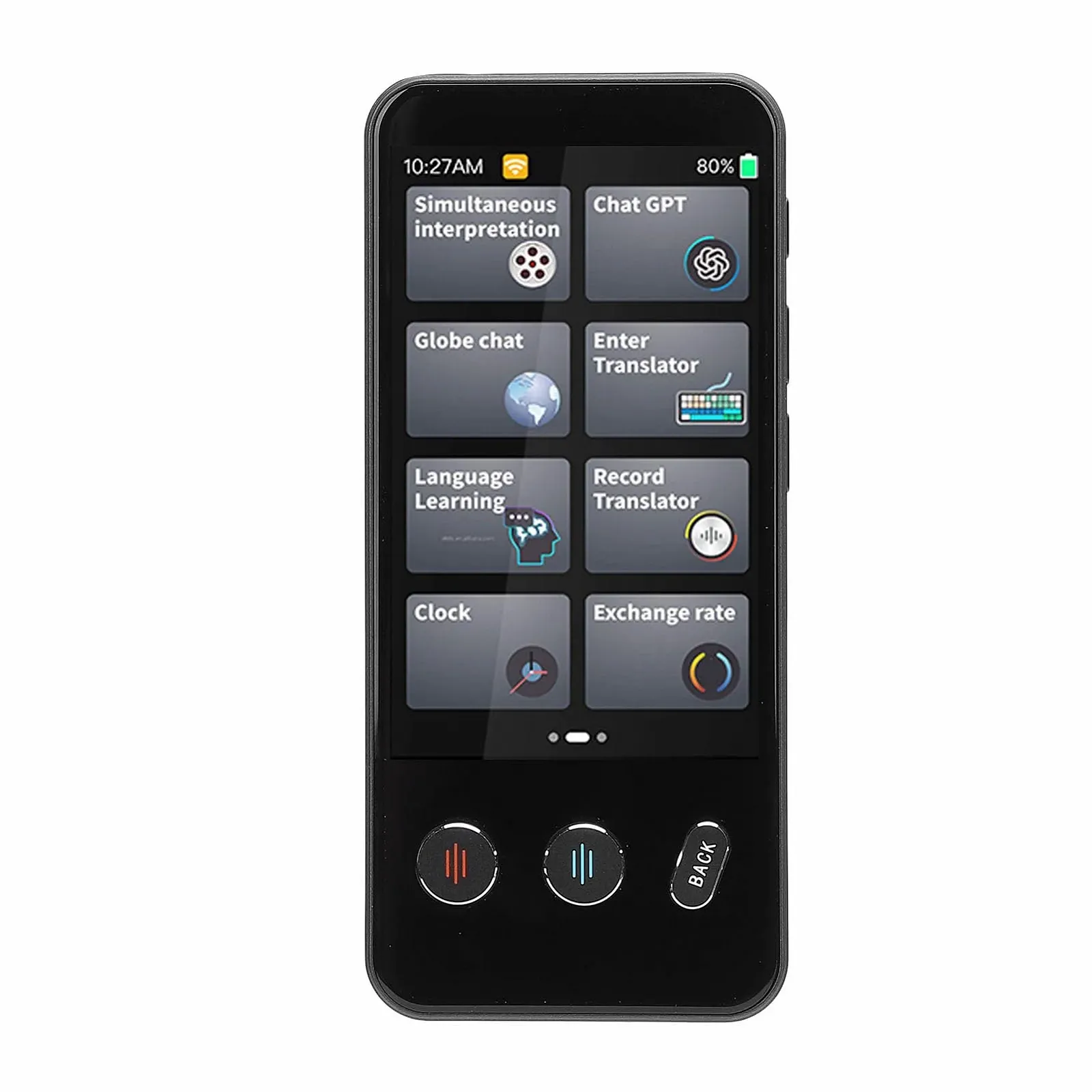 Перекладач мови ASHATA, пiдтримує 142 мови, онлайн та офлайн переклад фото, портативний, фото №1