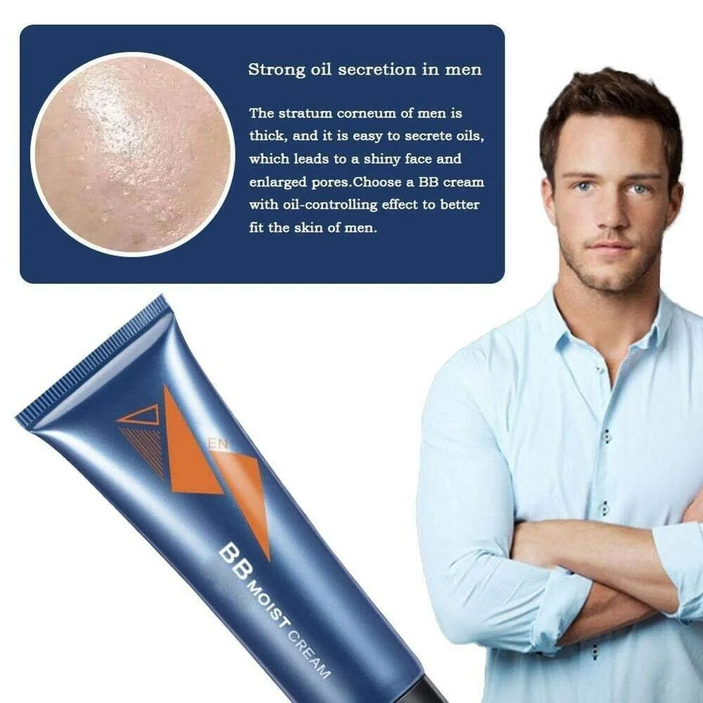 Консилер для обличчя для чоловіків BB Cream Зволожуючий контроль жирності, фото №5