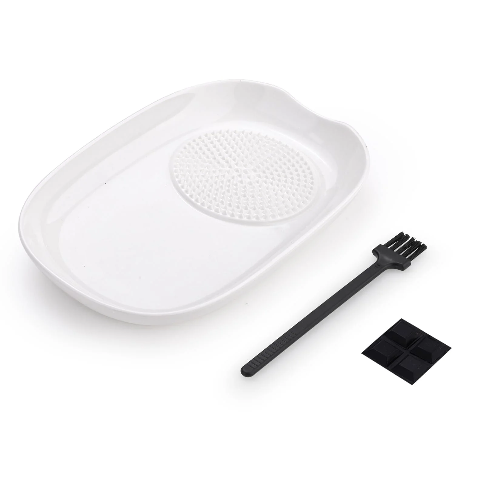 Терка Lele Life Керамическая для чеснока и имбиря, овальная., фото №1