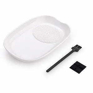 Терка Lele Life Керамическая для чеснока и имбиря, овальная. - Фото 1