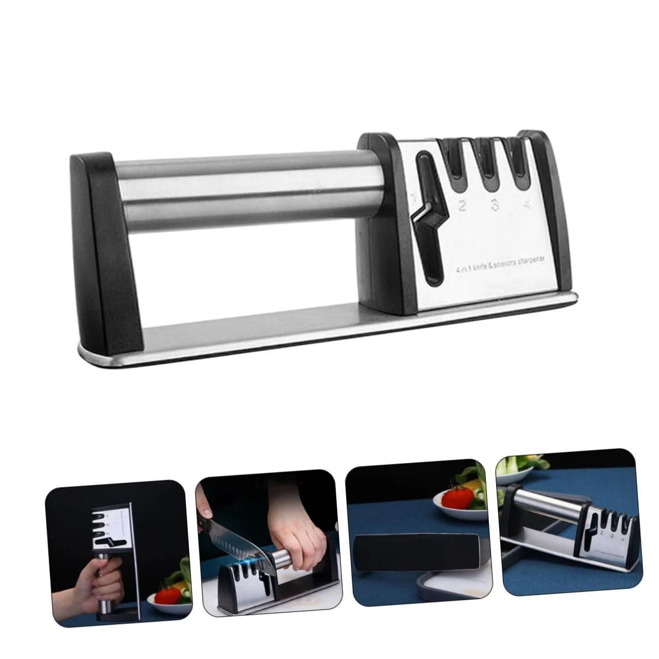 Точилка для ножниц и ножей TOYANDONA ручная эргономичная, фото №3