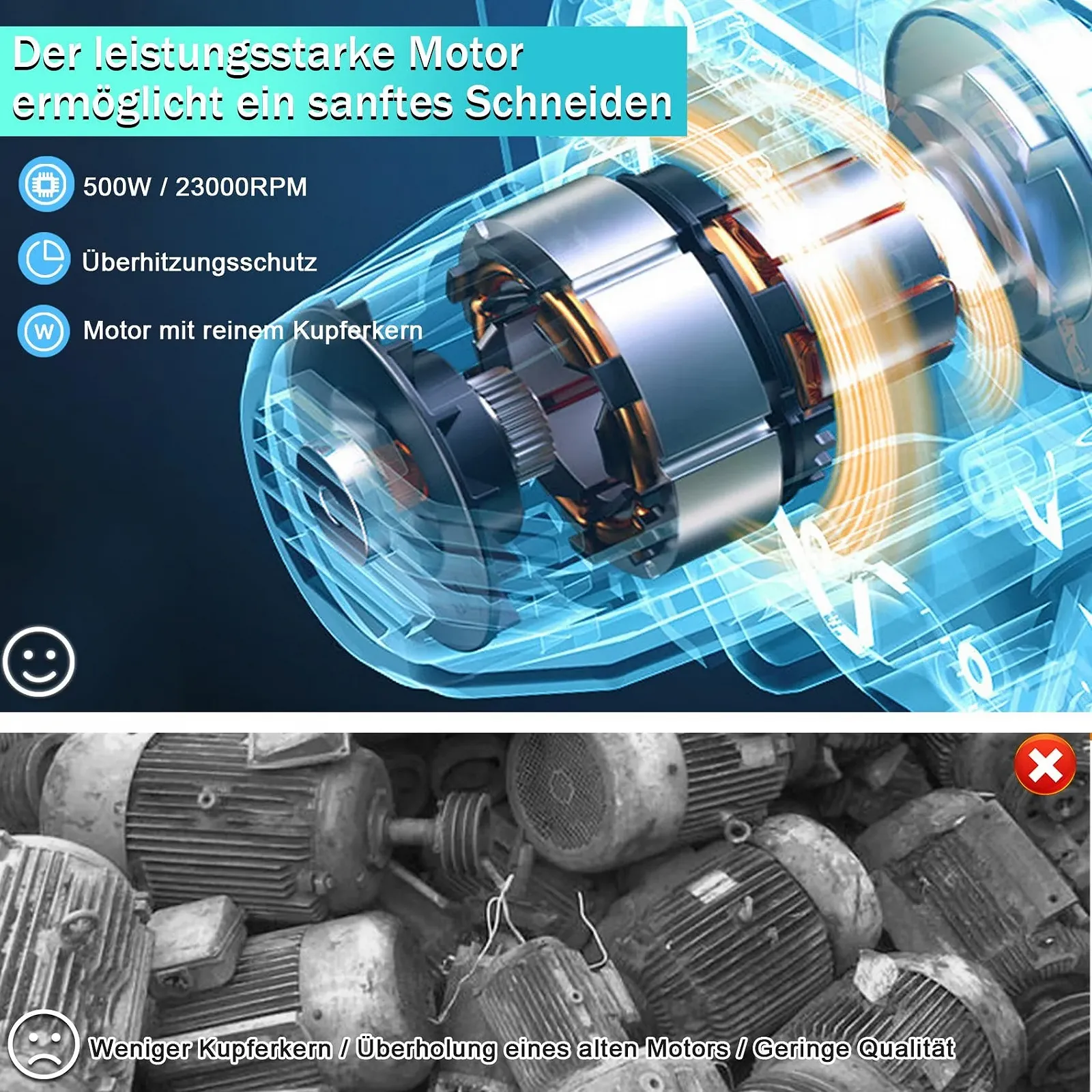 Ножиці акумуляторні Sentasi 500 Вт, 25 мм діаметр зрізу, фото №6