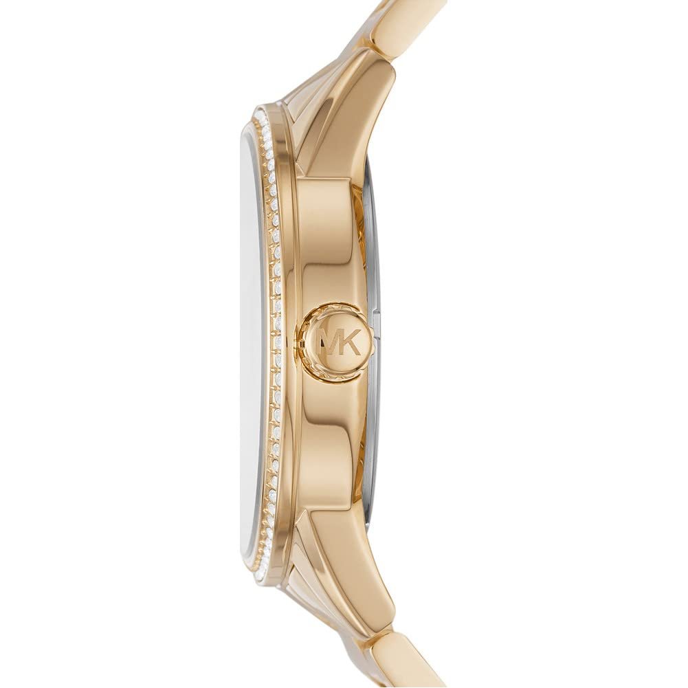 Женские часы Michael Kors RITZ 37 мм, кварцевый хронограф, браслет из нержавеющей стали, фото №2