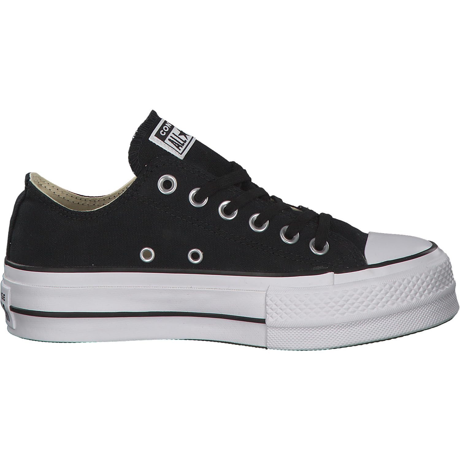 Кеди Converse Chuck Taylor All Star Lift Ox жіночі Чорний/Білий, фото №5 Кеди Converse Chuck Taylor All Star Lift Ox жіночі Чорний/Білий, фото №5