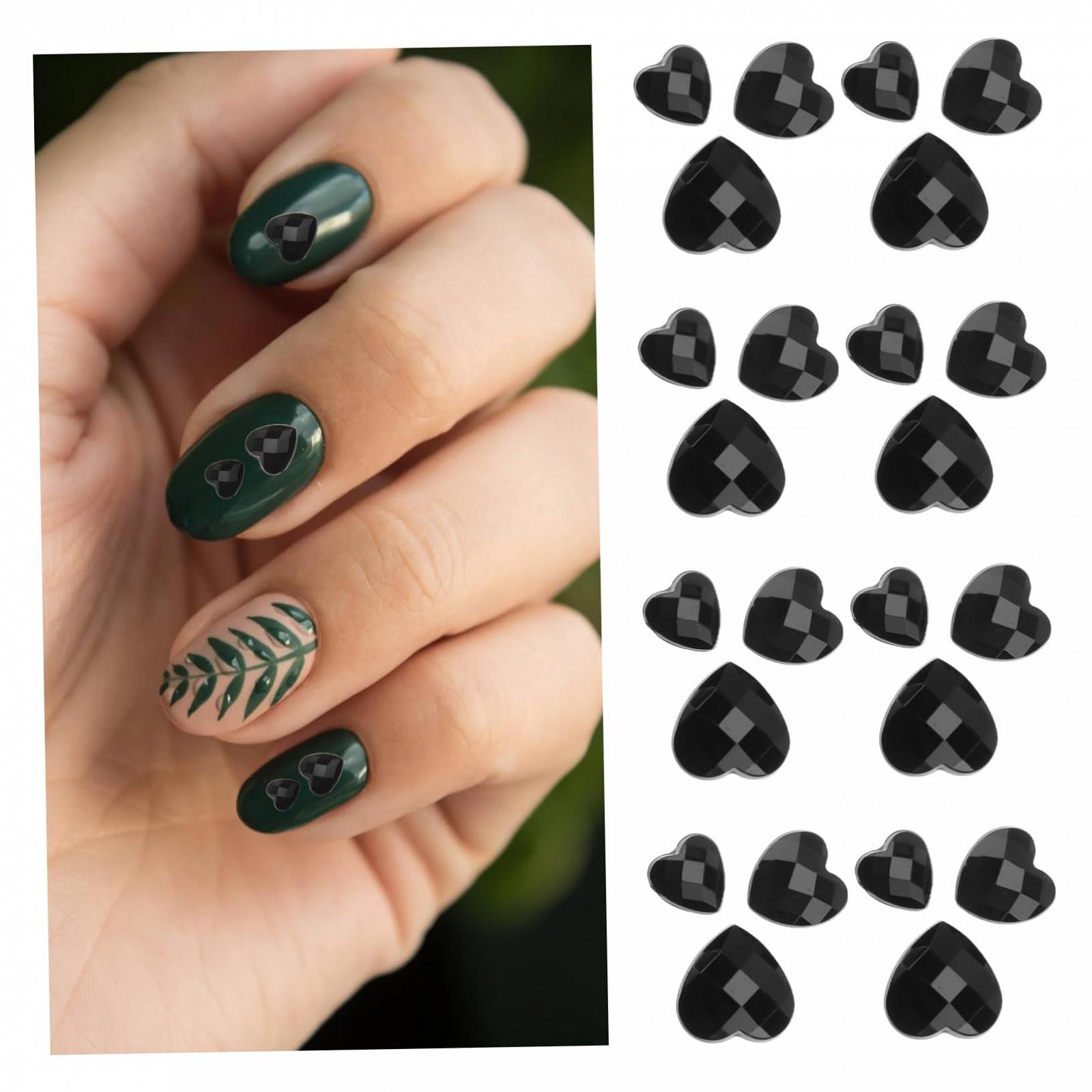 Украшения для ногтей в форме сердца Healvian 3s	Maniküre Charms для творческого дизайна ногтей и персонализированных проектов нейл-арта, фото №7