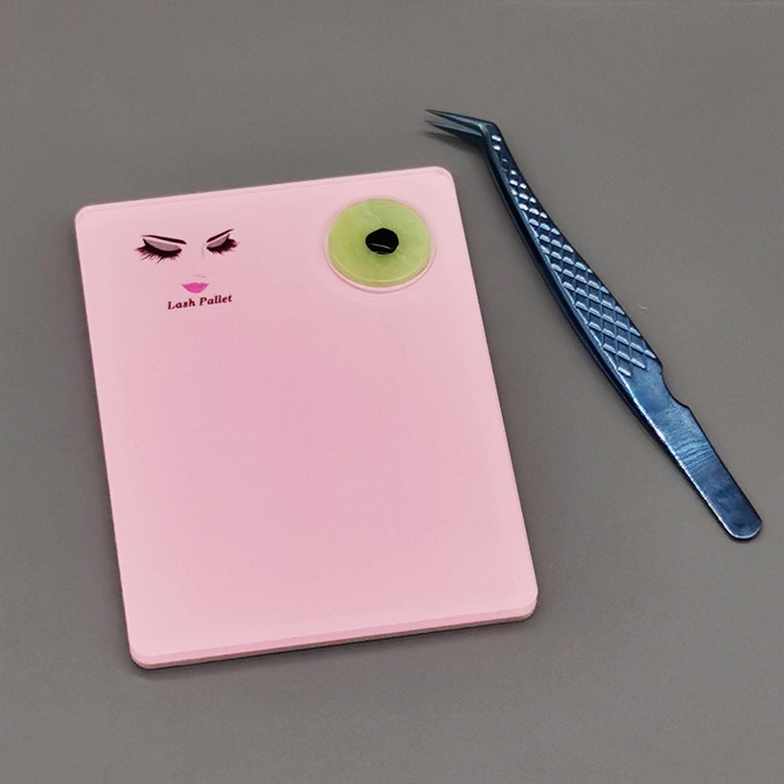 Аксесуар harayaa Acrylic False Eyelash Extension Eyelash Palette Organiser Pad + Jade Stone, фото №7