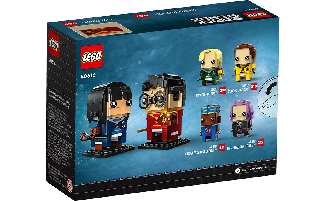 Детский конструктор LEGO Brick Headz Гарри Поттер и Чо Чанг (40616), фото №3