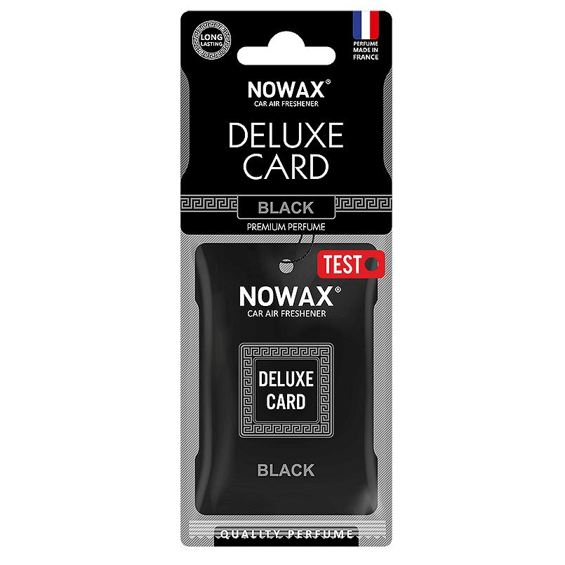 Ароматизатор Nowax Delux Card Black 6g, фото №1