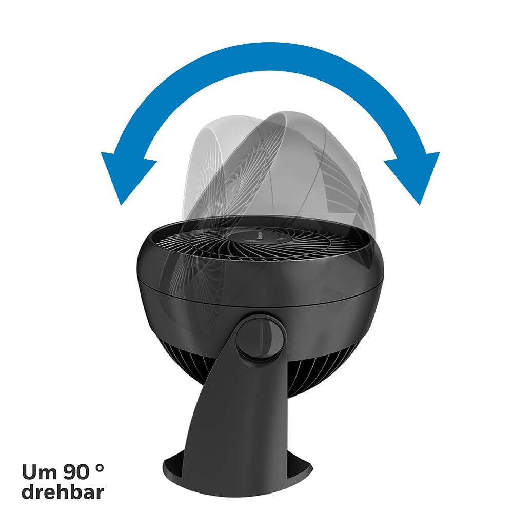Вентилятор Honeywell Turbo HT-900E, черный, фото №4