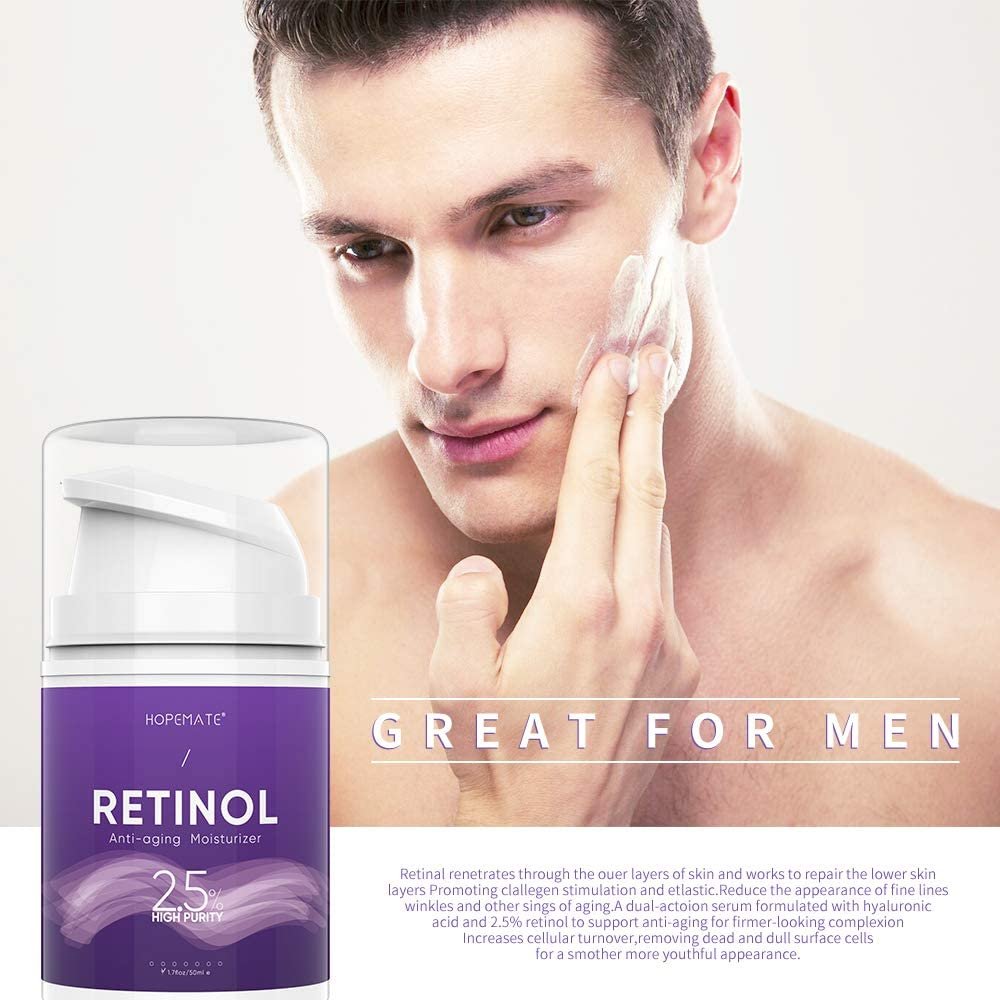 Крем для обличчя та шкіри навколо очей Retinol Anti-Wrinkle Essence денний та нічний з гіалуроновою кислотою та вітаміном Е, фото №9