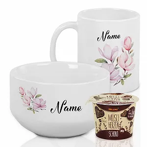 Набор для завтрака Керамический с подарочной коробкой - Фото 1