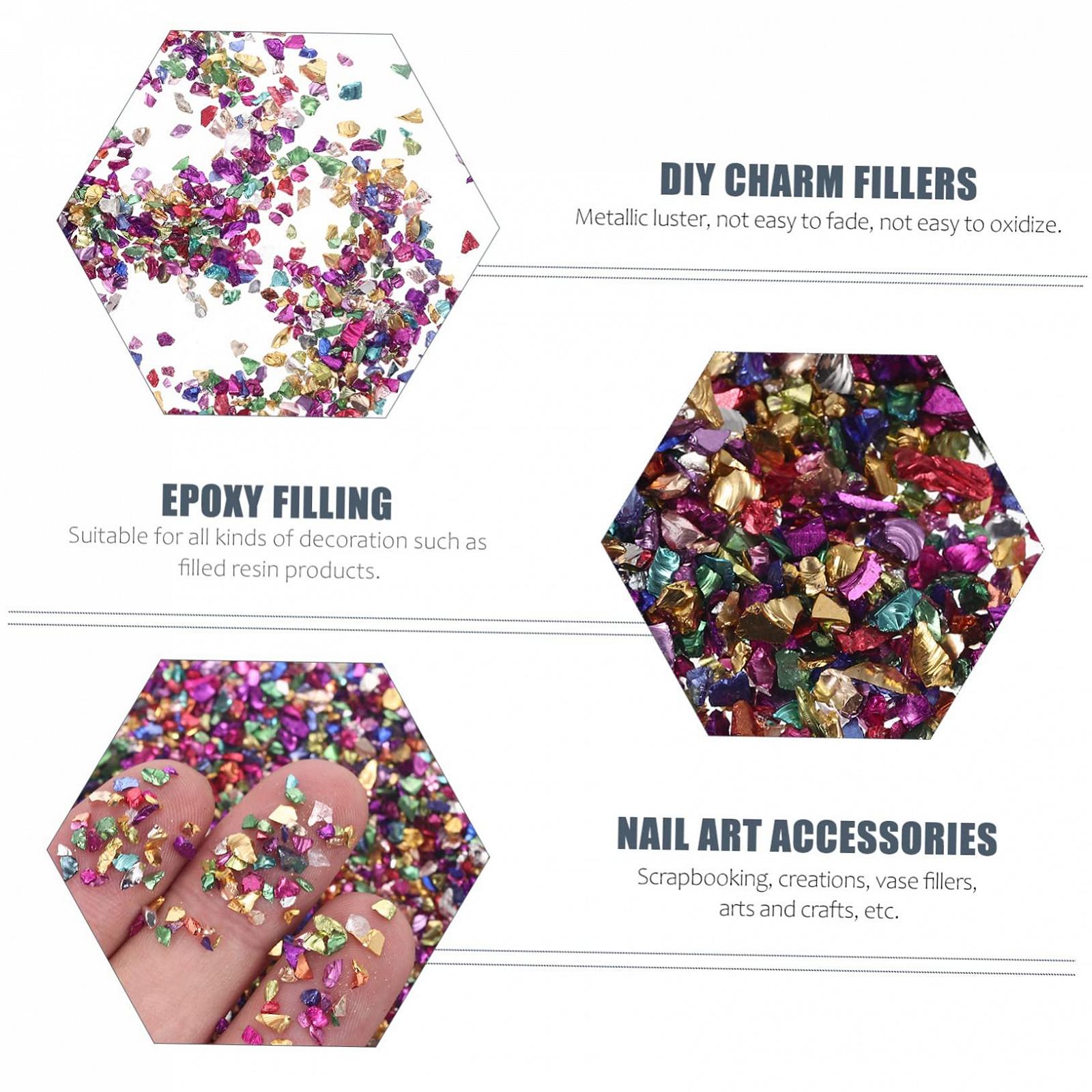 Аксесуари для нігтів Скляна крихта, фото №7