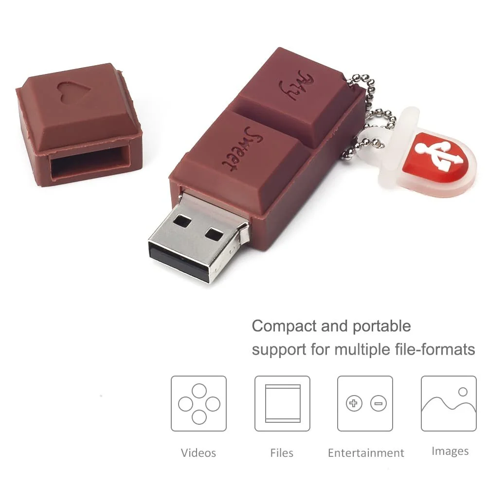USB-флеш-накопичувач BorlterClamp 64 GB USB 2.0 Chocolate, фото №5 USB-флеш-накопичувач BorlterClamp 64 GB USB 2.0 Chocolate, фото №5