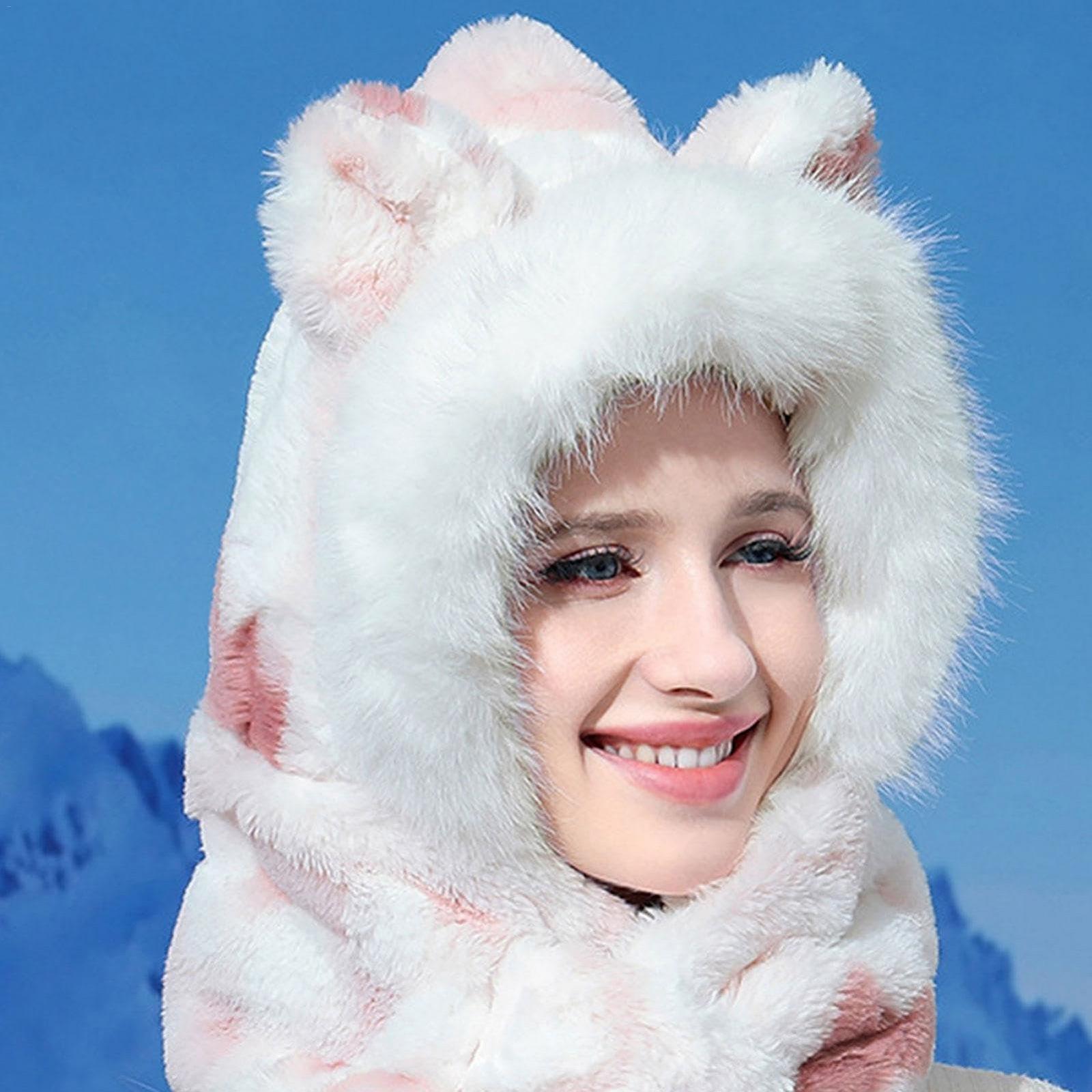 Зимова шапка з капюшоном, фото №7