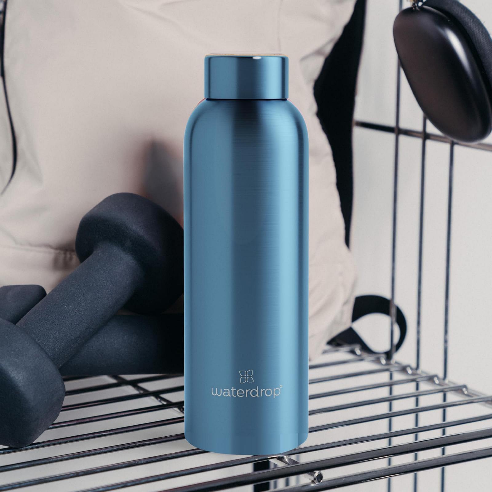 Пляшка-термос waterdrop Steel Bottle 600 ml подвійні стінки нержавіюча сталь, герметична, 24 години холоду, 12 годин тепла, ударостійка, фото №5 Пляшка-термос waterdrop Steel Bottle 600 ml подвійні стінки нержавіюча сталь, герметична, 24 години холоду, 12 годин тепла, ударостійка, фото №5