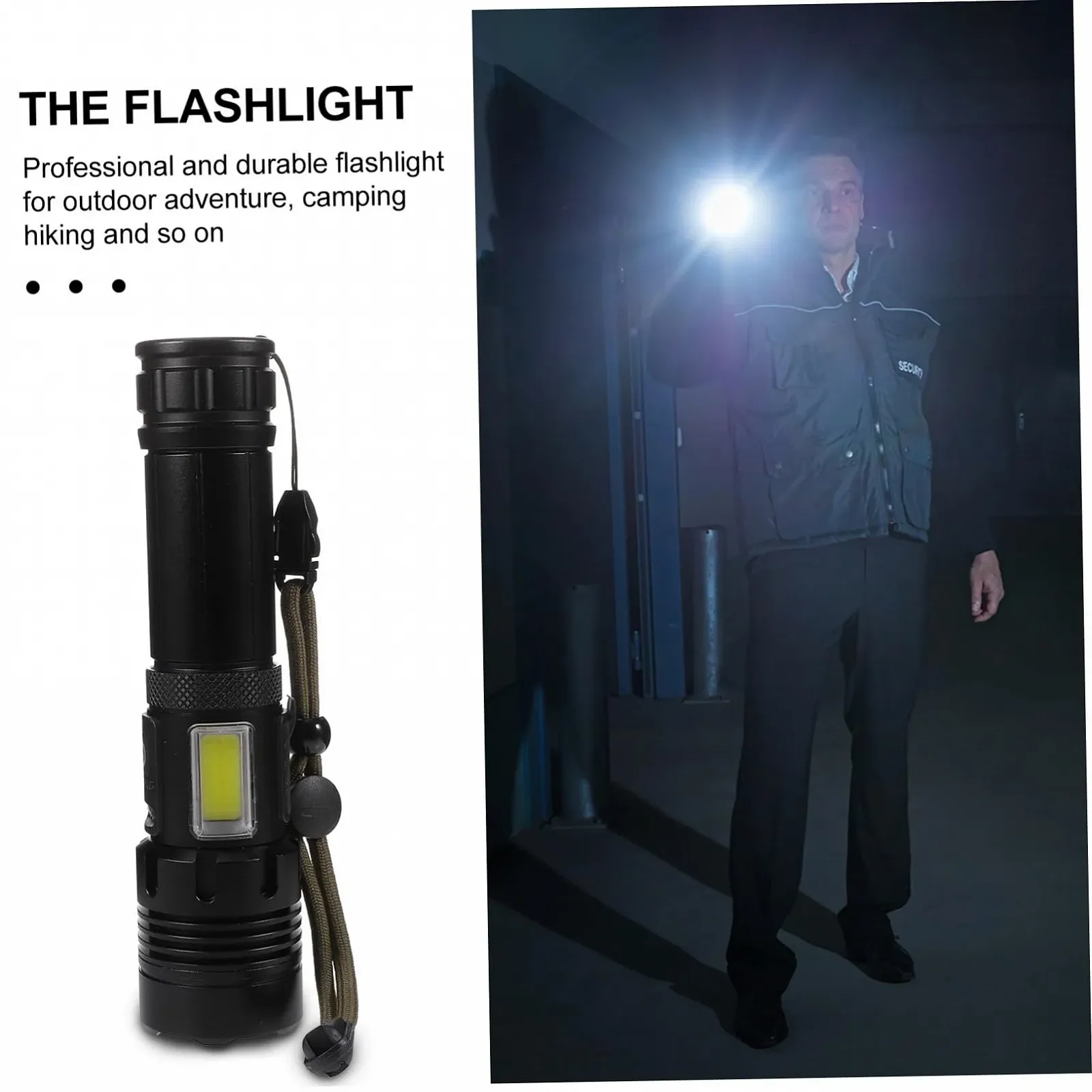 Водонепроникний ліхтар світлодіодний Alasum з функцією зуму, легкий, компактний, аварійний, фото №9 Водонепроникний ліхтар світлодіодний Alasum з функцією зуму, легкий, компактний, аварійний, фото №9