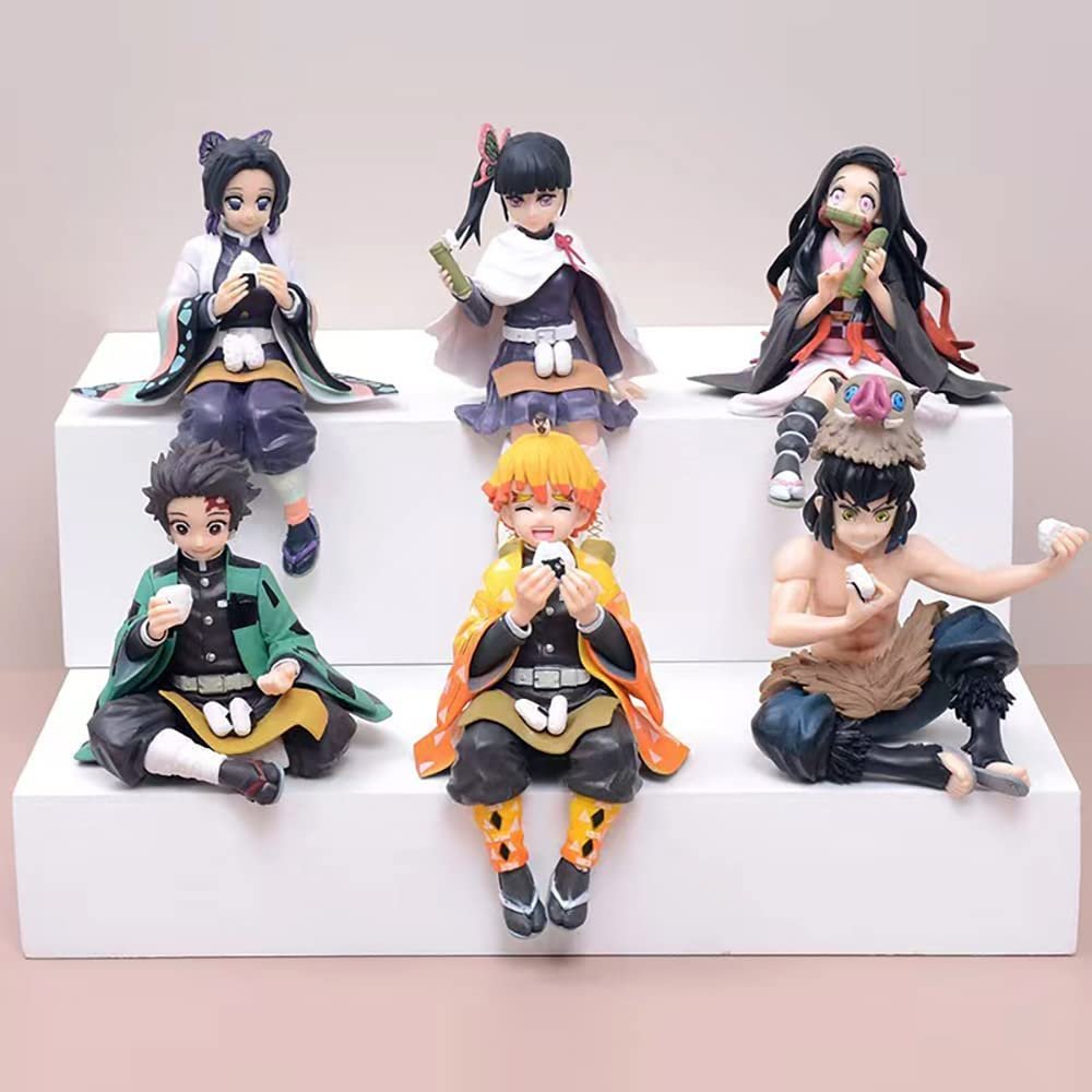 Аніме Фігурка Kanroji Mitsuri Kimetsu No Yaiba Модель ПВХ 9-14 см, фото №5
