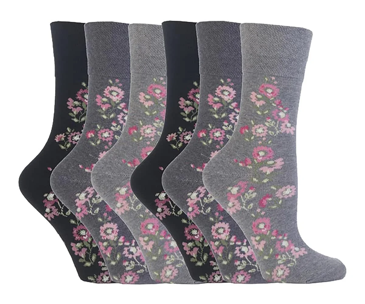 Шкарпетки Gentle Grip жіночі медичні без тиску з мереживом, EUR 37-42, фото №1