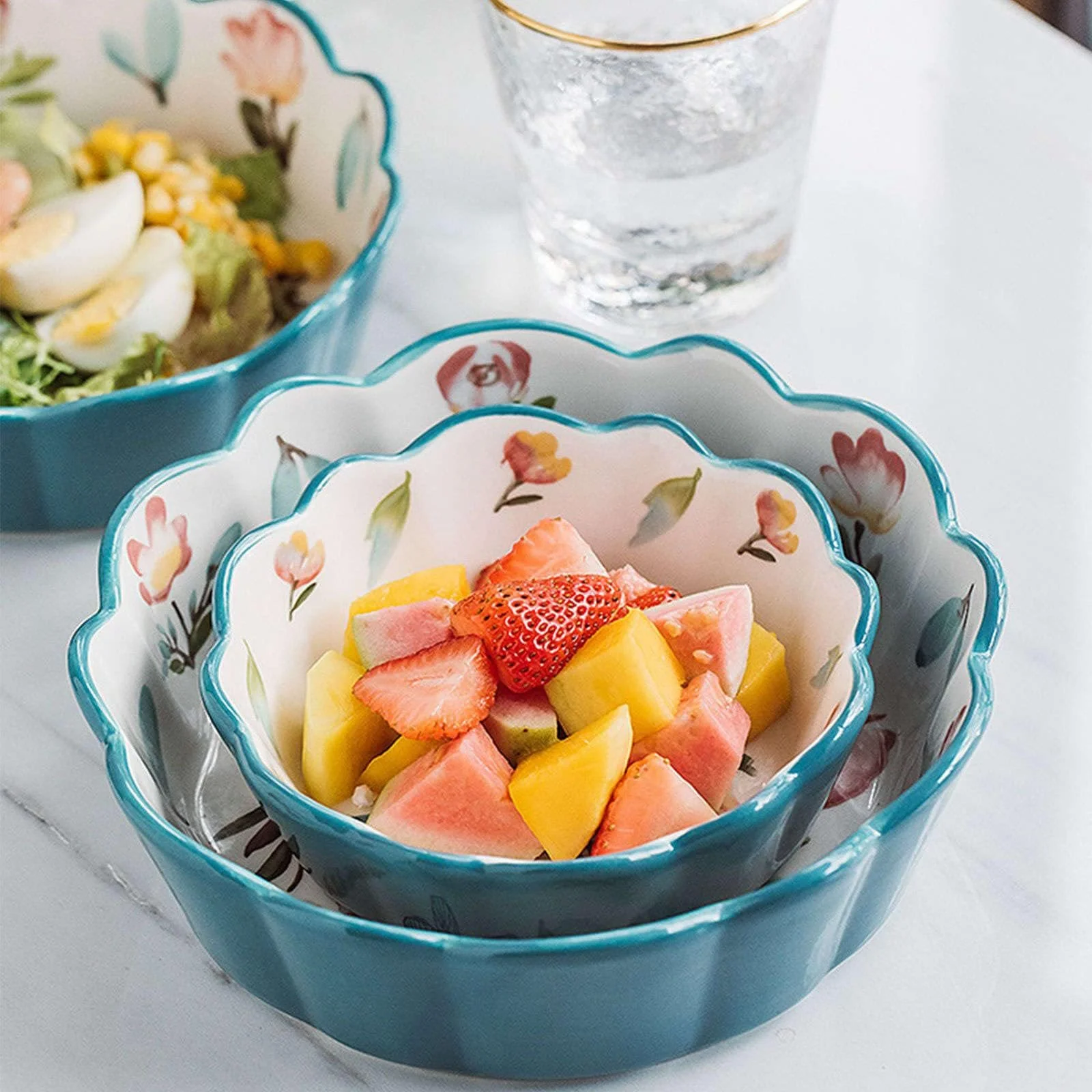 Форма для выпечки круглая Керамическая 700 мл Голубая, фото №7 Форма для выпечки круглая Керамическая 700 мл Голубая, фото №7