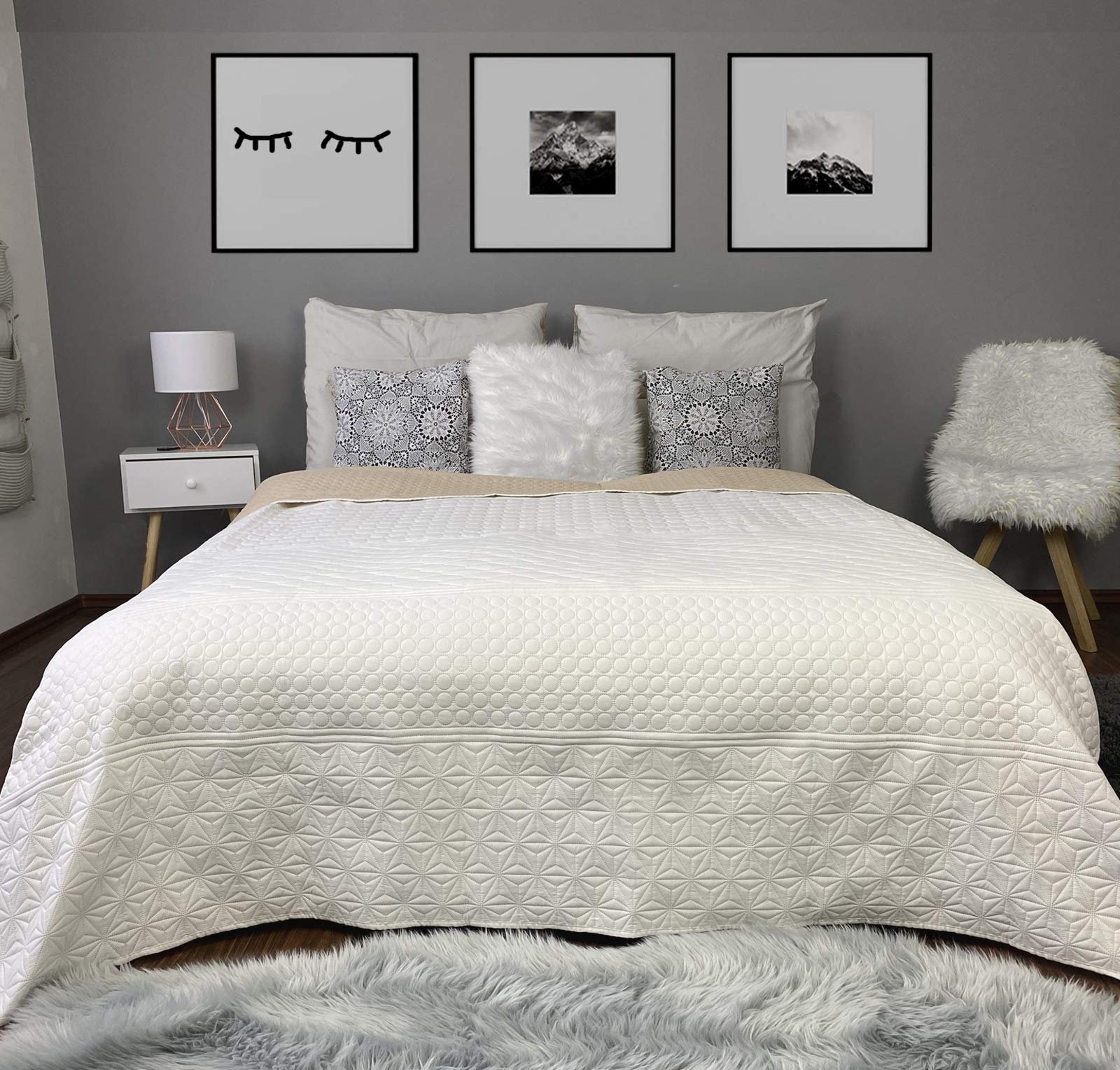 Покривало Homelevel 240 см x 220 см та 220 см x 200 см, фото №3