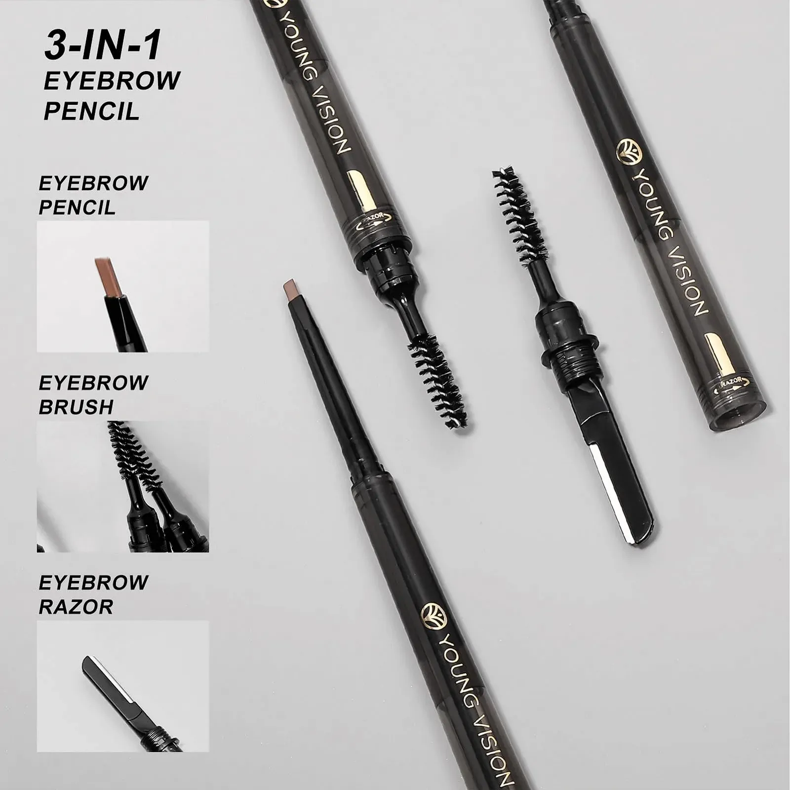 Подводка для бровей Klufo 3-в-1, фото №6