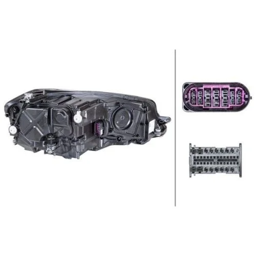 Фара HELLA 1LX 013 924-311 для VW, ліва, фото №2