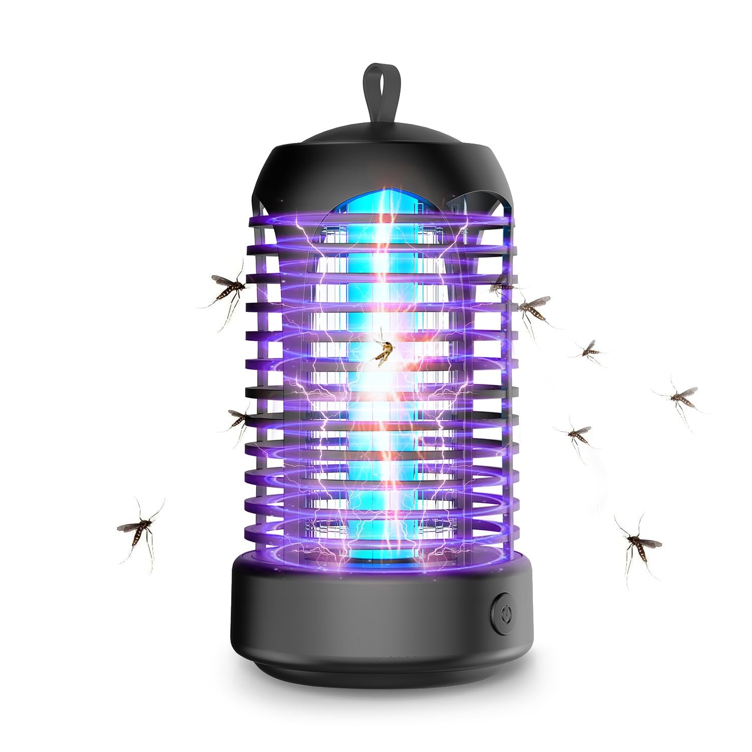 Знищувач комах електричний Лампа-пастка з UV-світлом та LED-освітленням IPX4, фото №1