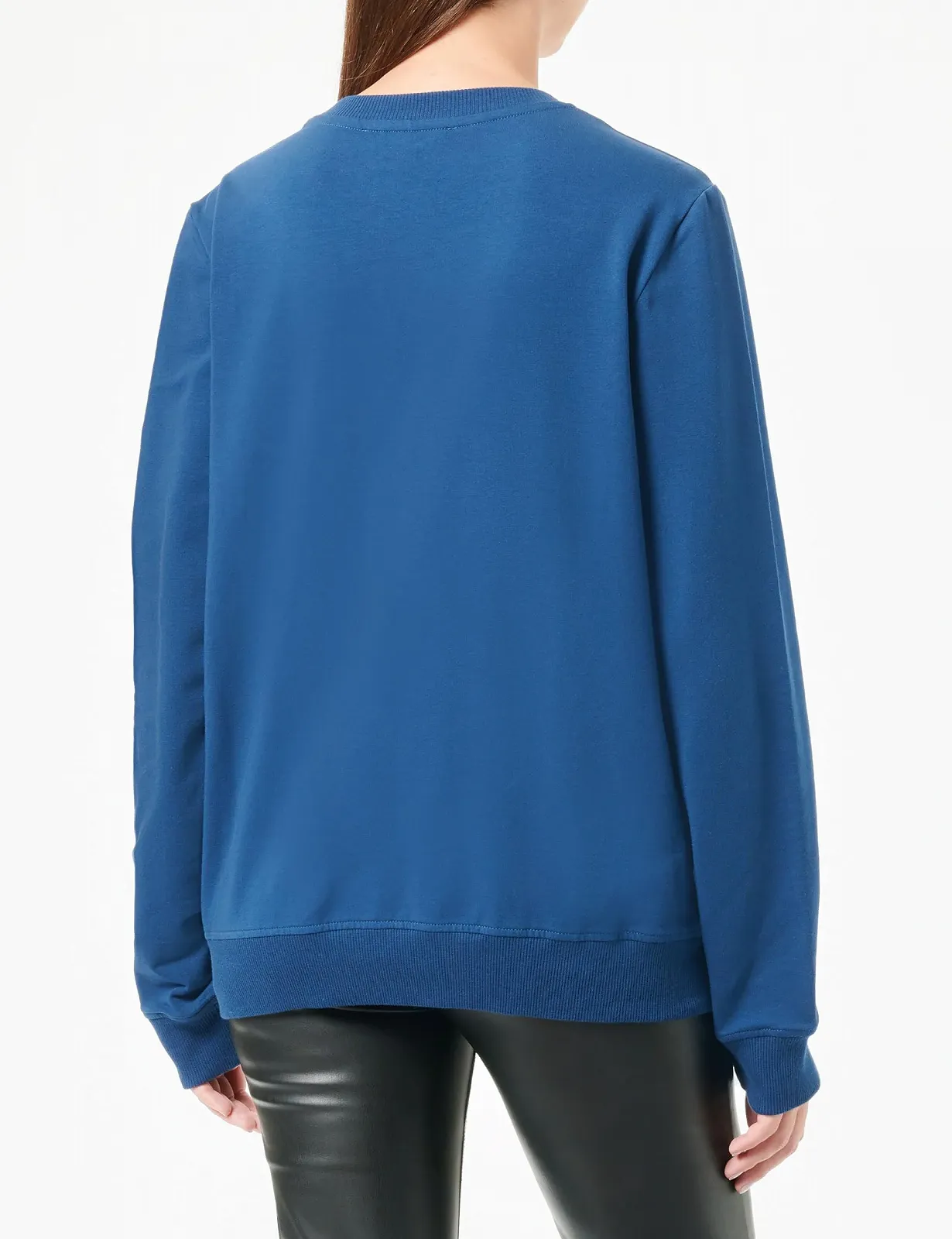 Женская толстовка Love Moschino, с длинными рукавами, приталенная, с круглым вырезом, фото №3