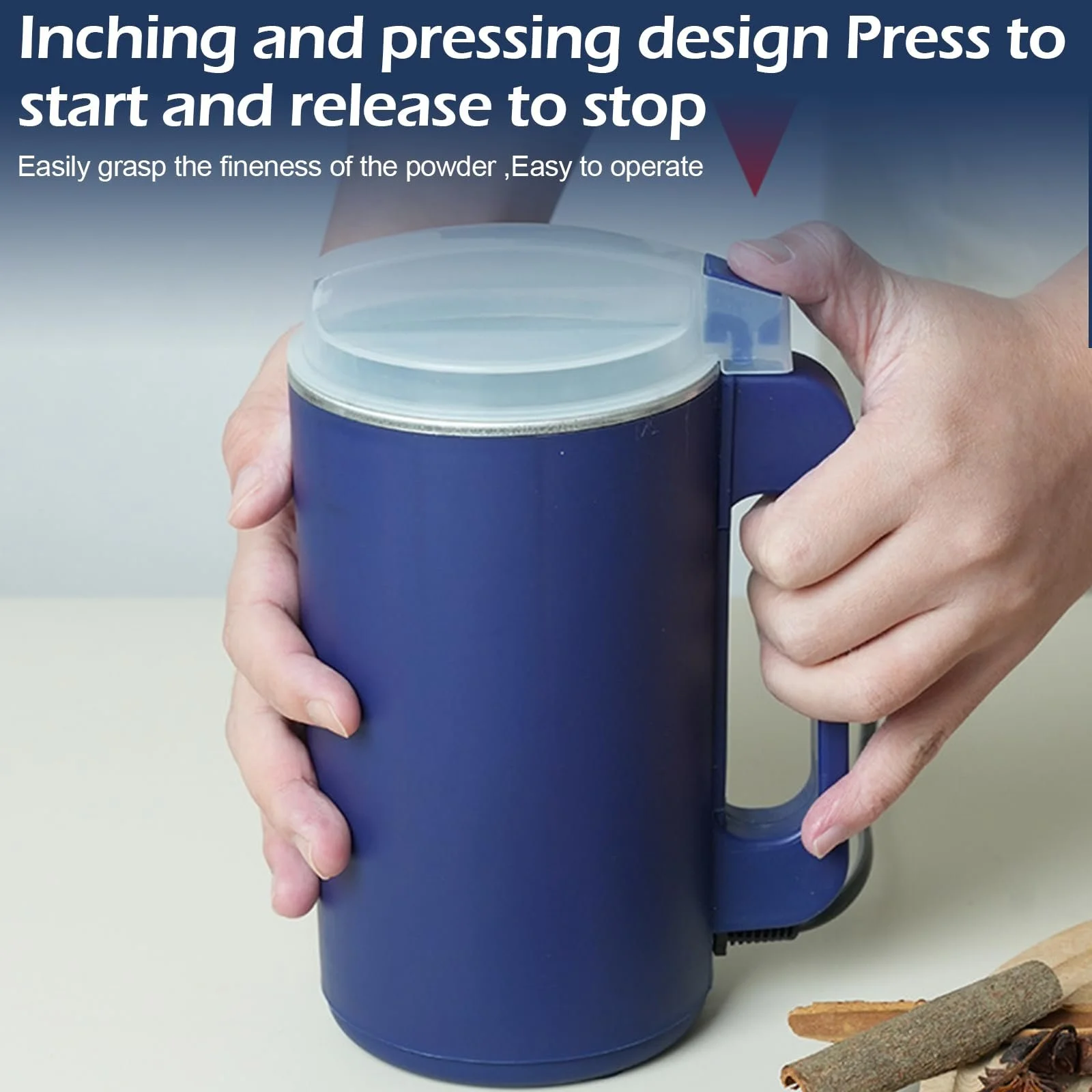 Электрическая кофемолка 250 Вт, специй, 600 мл, медный двигатель, нож из нержавеющей стали для сухих материалов, специй, трав, кофе, фото №5