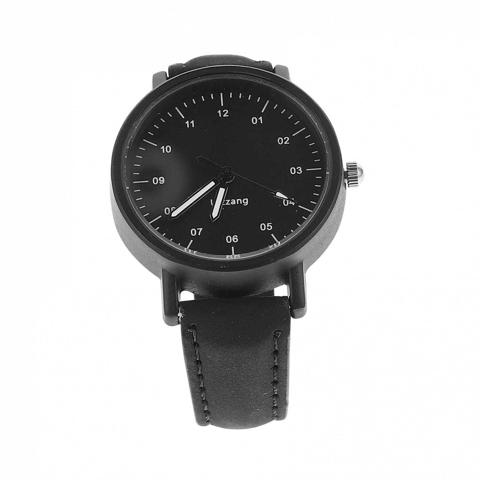 Винтажные часы WRITWAA Минималистичные часы Женские наручные часы с ремешком для девушек S Простые женские часы Универсальные часы Повседневные женские часы Женские часы с ремешком Black PU, фото №1