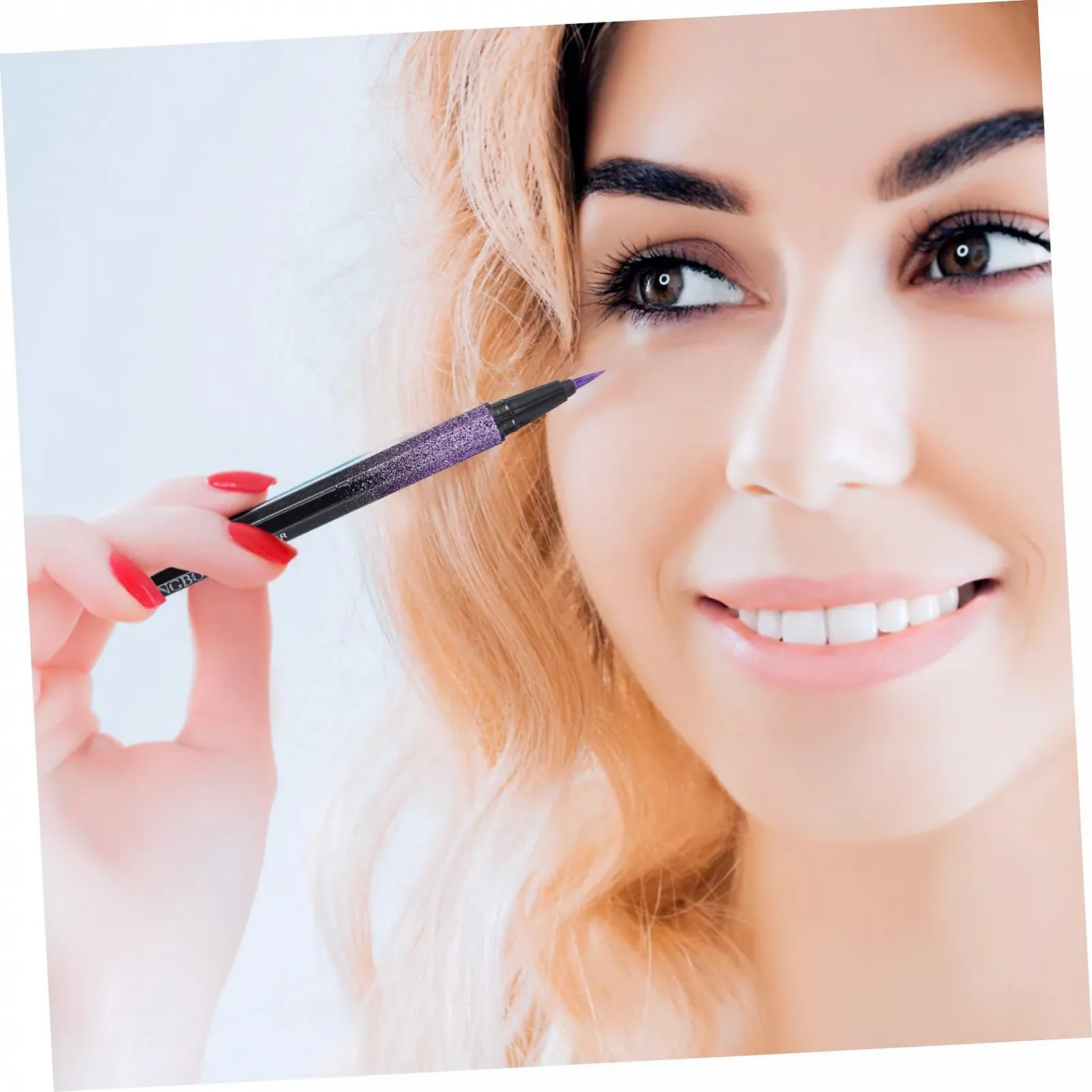 Карандаш для глаз с блестками Angoily, фото №3