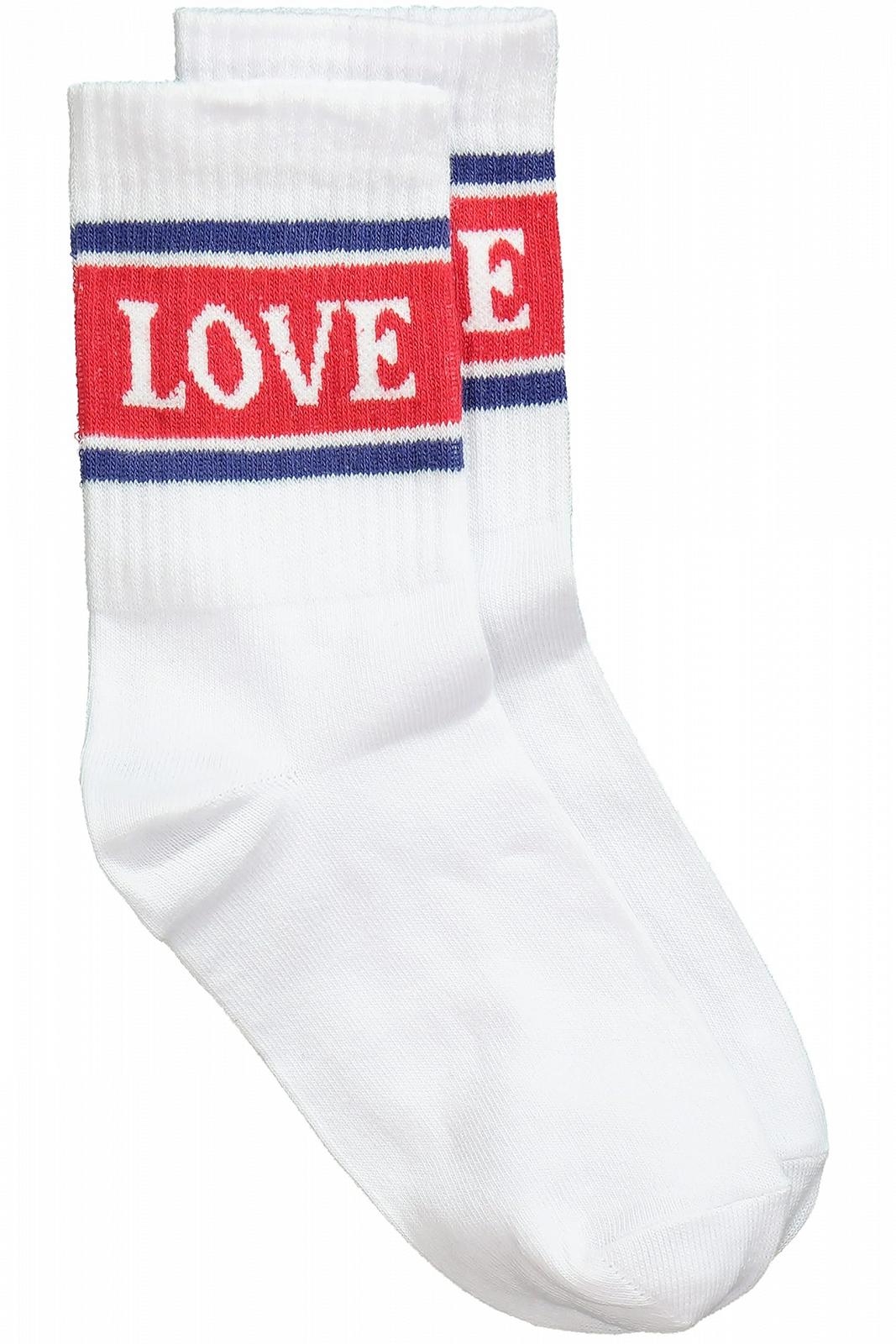 Женские носки Ulla Popken Plus Size Tennis Sock Love Lettering 824046, фото №3