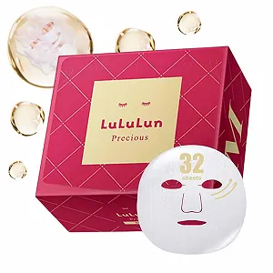 Тканинні маски для обличчя Lululun Precious - Глибоко зволожуюча антивікова маска (32 штуки) - Фото 1