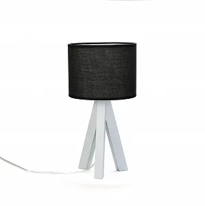 Настільна лампа Easylight E14 Тринога Сіро-чорна synthetic.ua - Фото 1