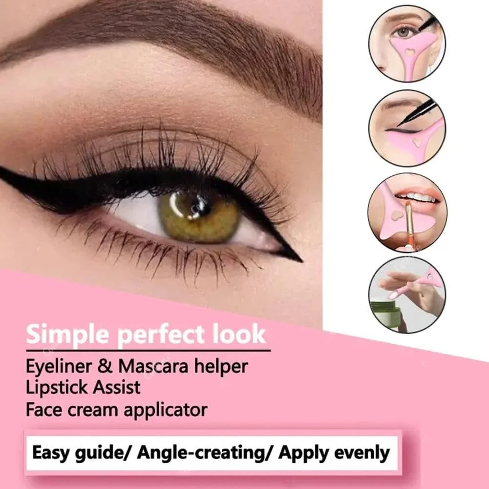 Інструмент для підводки очей Силіконовий 4 в 1, фото №4