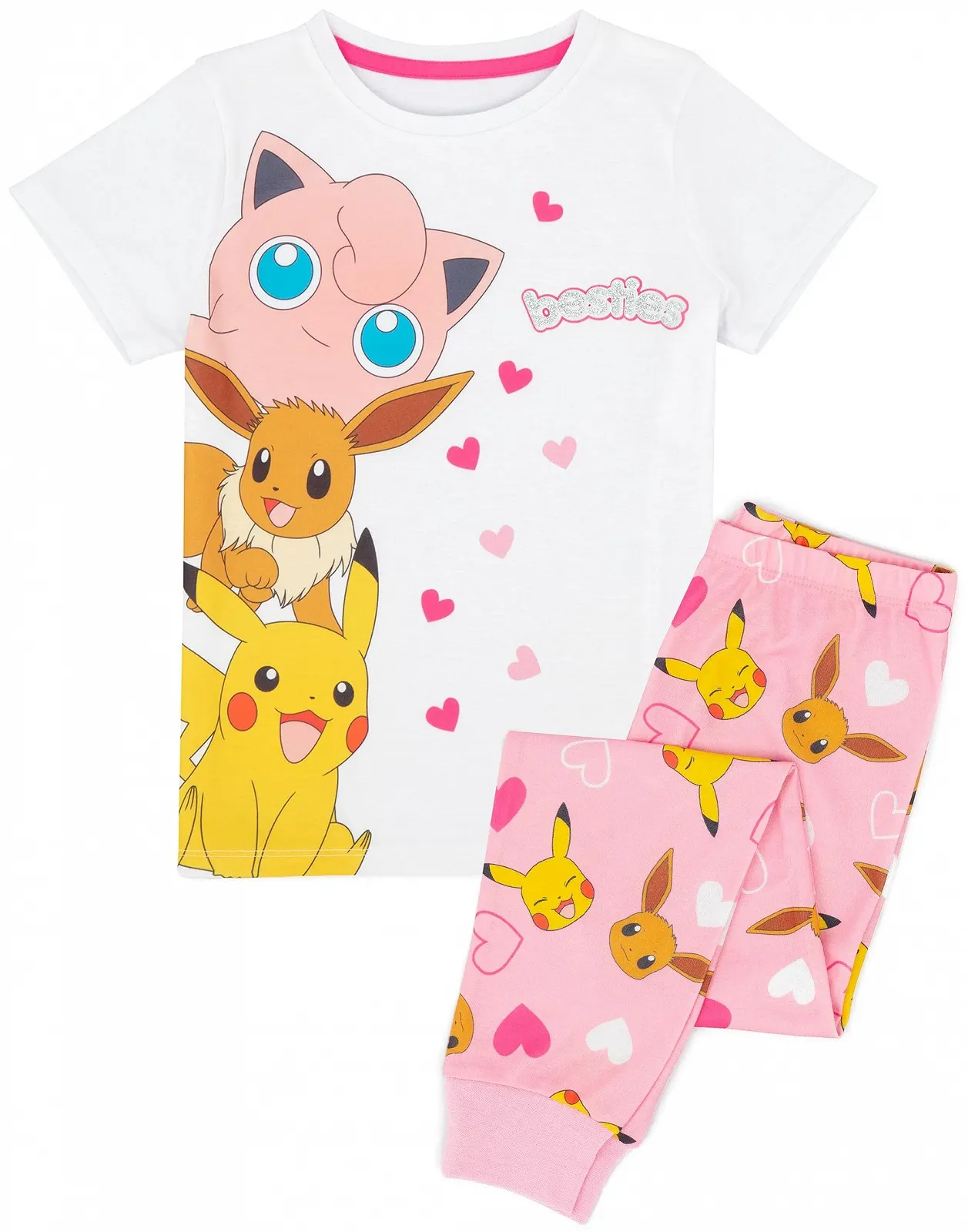 Піжама Pokémon для дівчат, дитяча, футболка, штани, набір, фото №1 Піжама Pokémon для дівчат, дитяча, футболка, штани, набір, фото №1