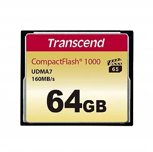 Карта памяти Transcend CompactFlash 1000x 64 ГБ - Фото 1