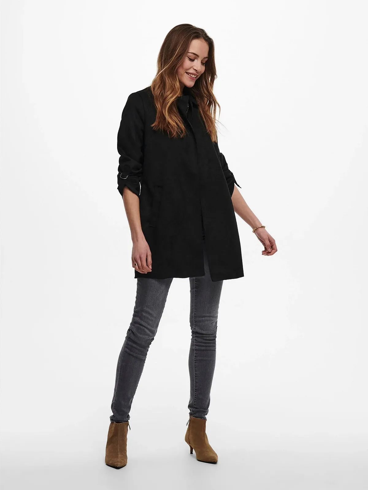 Пальто ONLY Жіноче Onljoline Faux Suede Coat Cc OTW Штучна Шкіра, фото №6 Пальто ONLY Жіноче Onljoline Faux Suede Coat Cc OTW Штучна Шкіра, фото №6