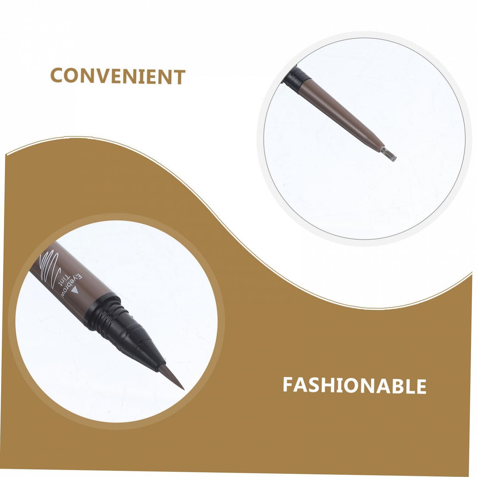 Олівець для брів HAPINARY 2 в 1 Водостійкий Коричневий, фото №7 Олівець для брів HAPINARY 2 в 1 Водостійкий Коричневий, фото №7